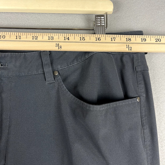 Lululemon ABC Classic Chino Pants Mens 38x26 Gray Warpstreme Performance *FLAW - Picture 5 of 16